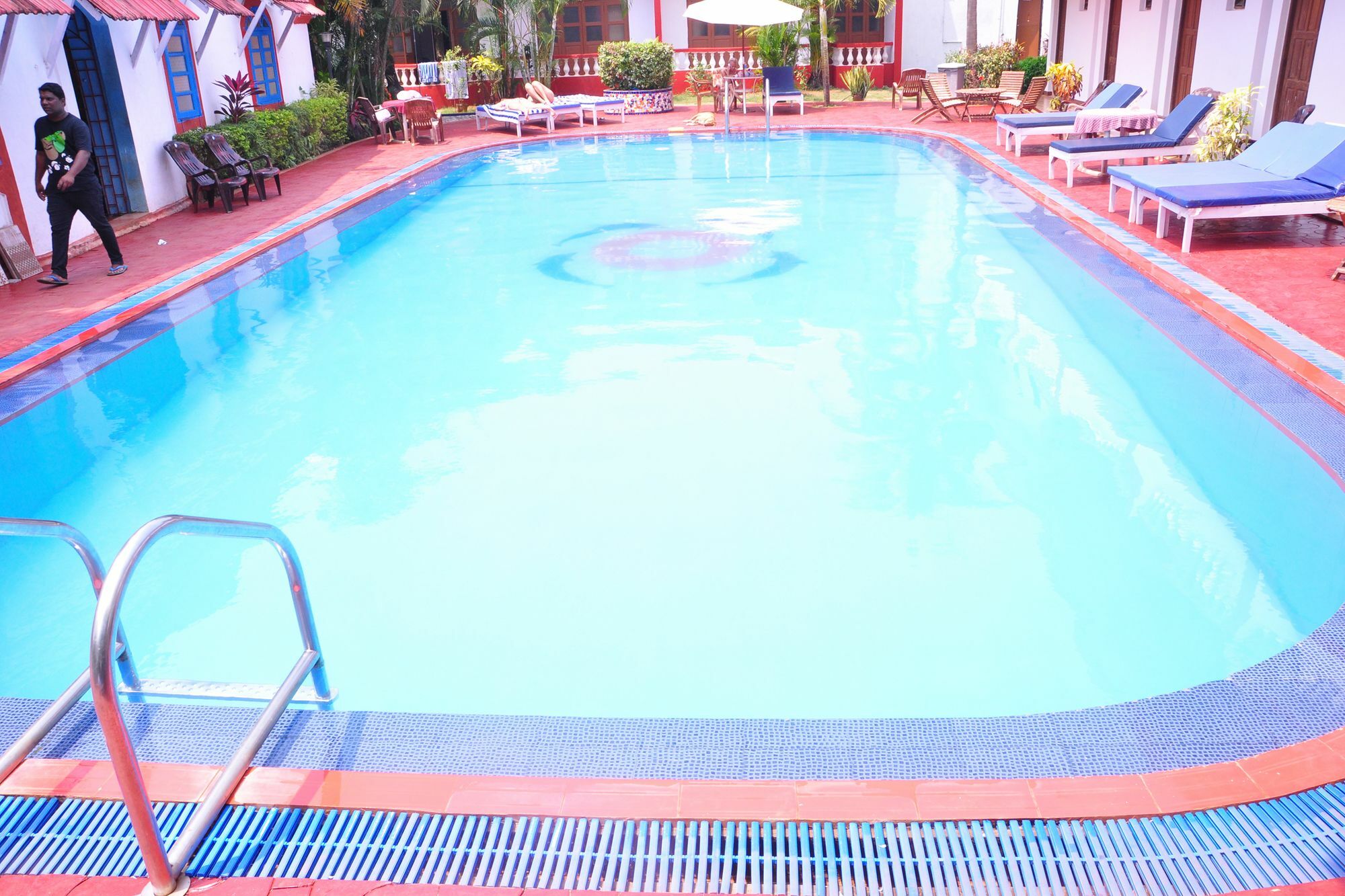 Anjuna Blue Resort Bagian luar foto